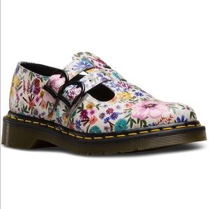 DR MARTENS WANDERLUST 8065 FLORAL MARY JANE SHOES